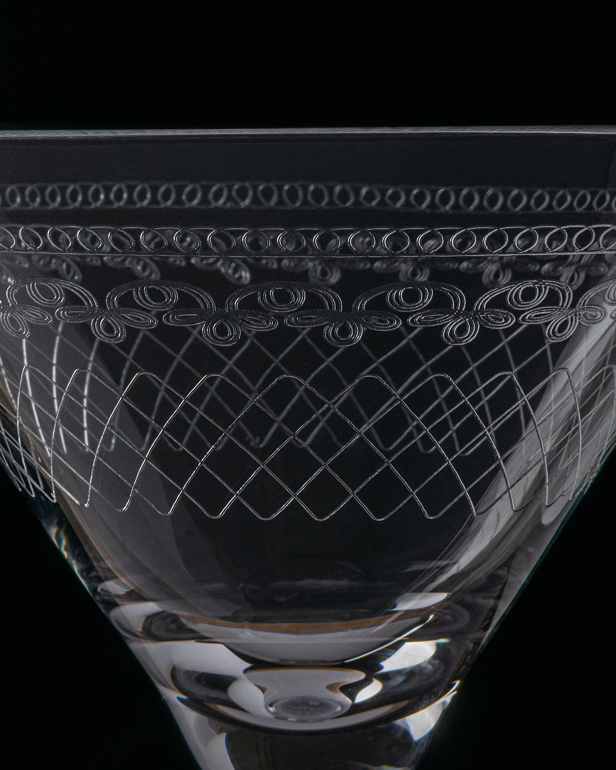 1910 Martini Glass - Image 3
