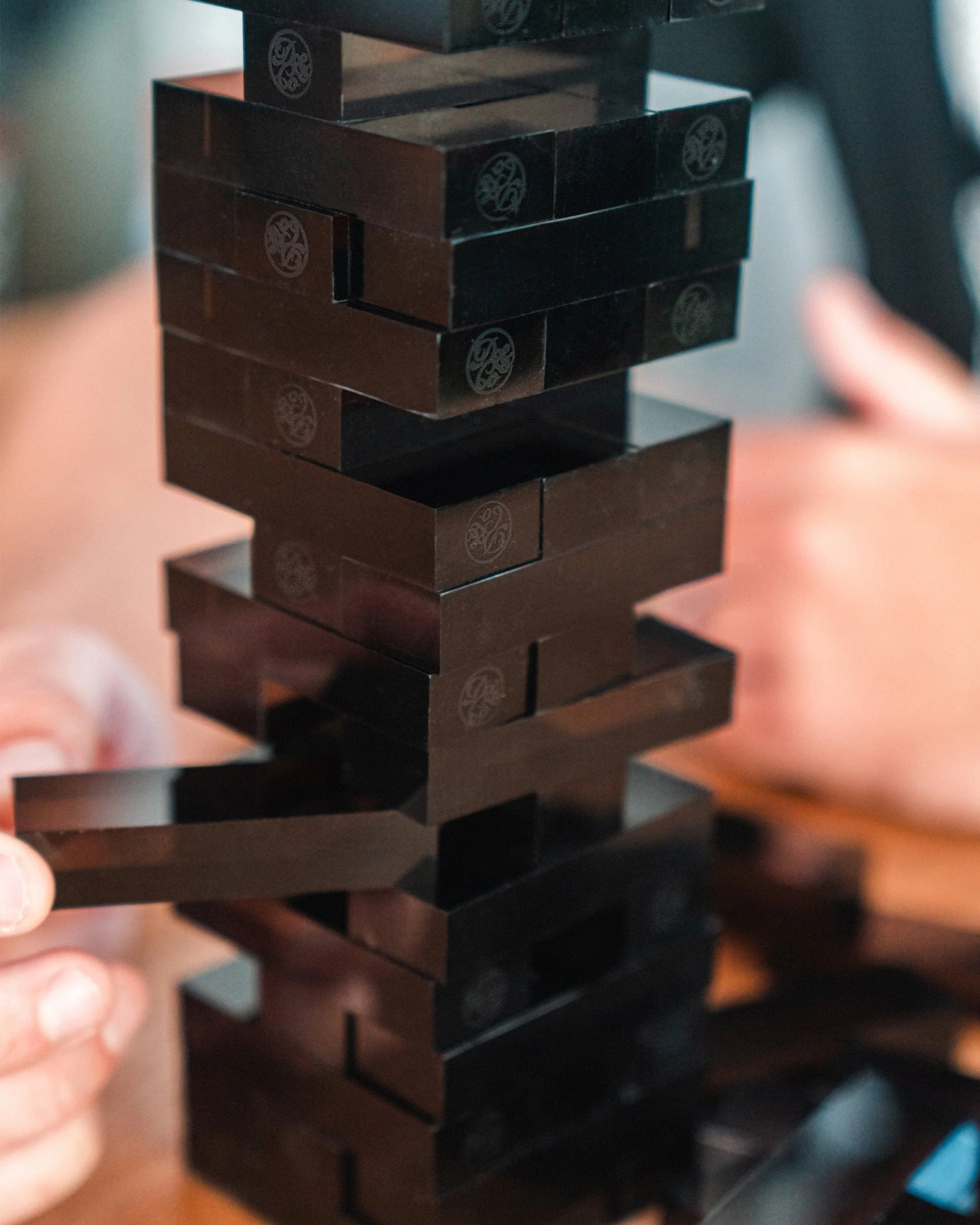 Acrylic Tumbling Tower Game - Image 4