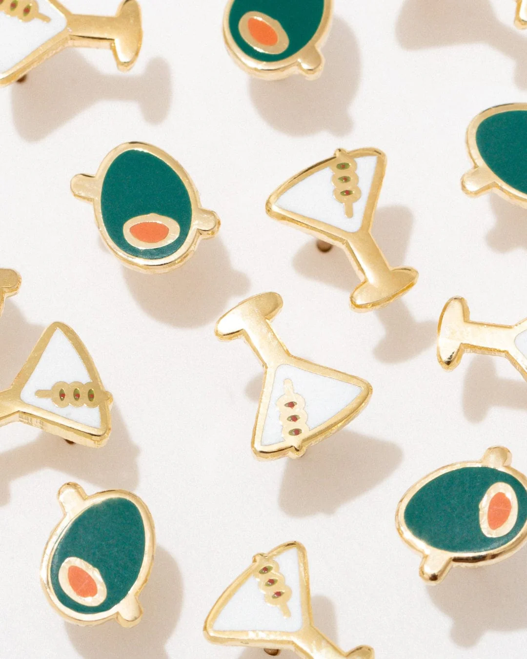 Death & Co X Larissa Loden Martini Stud Earrings (set of 2) - Image 3