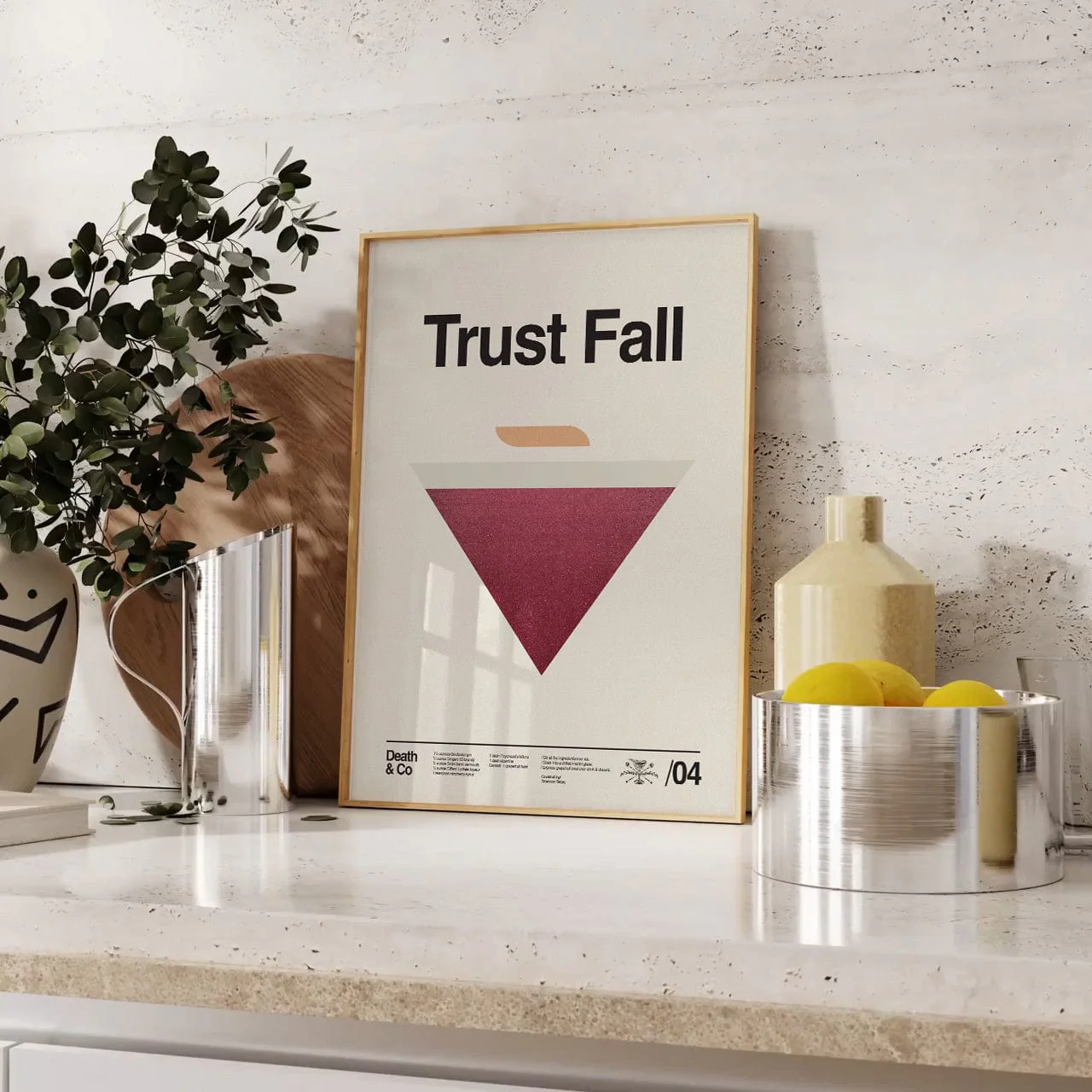 Death & Co x Sandgrain Studio Trust Fall Poster - Image 5