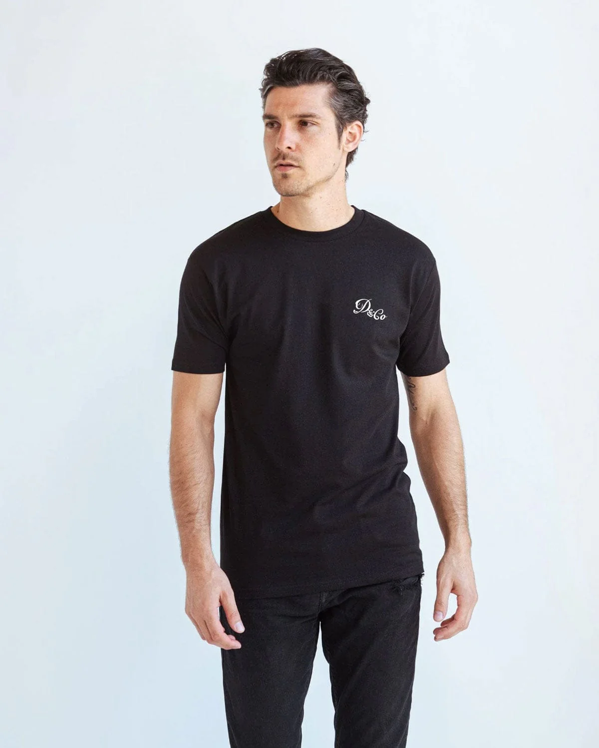 Family Crest Tee - Black - Image 4
