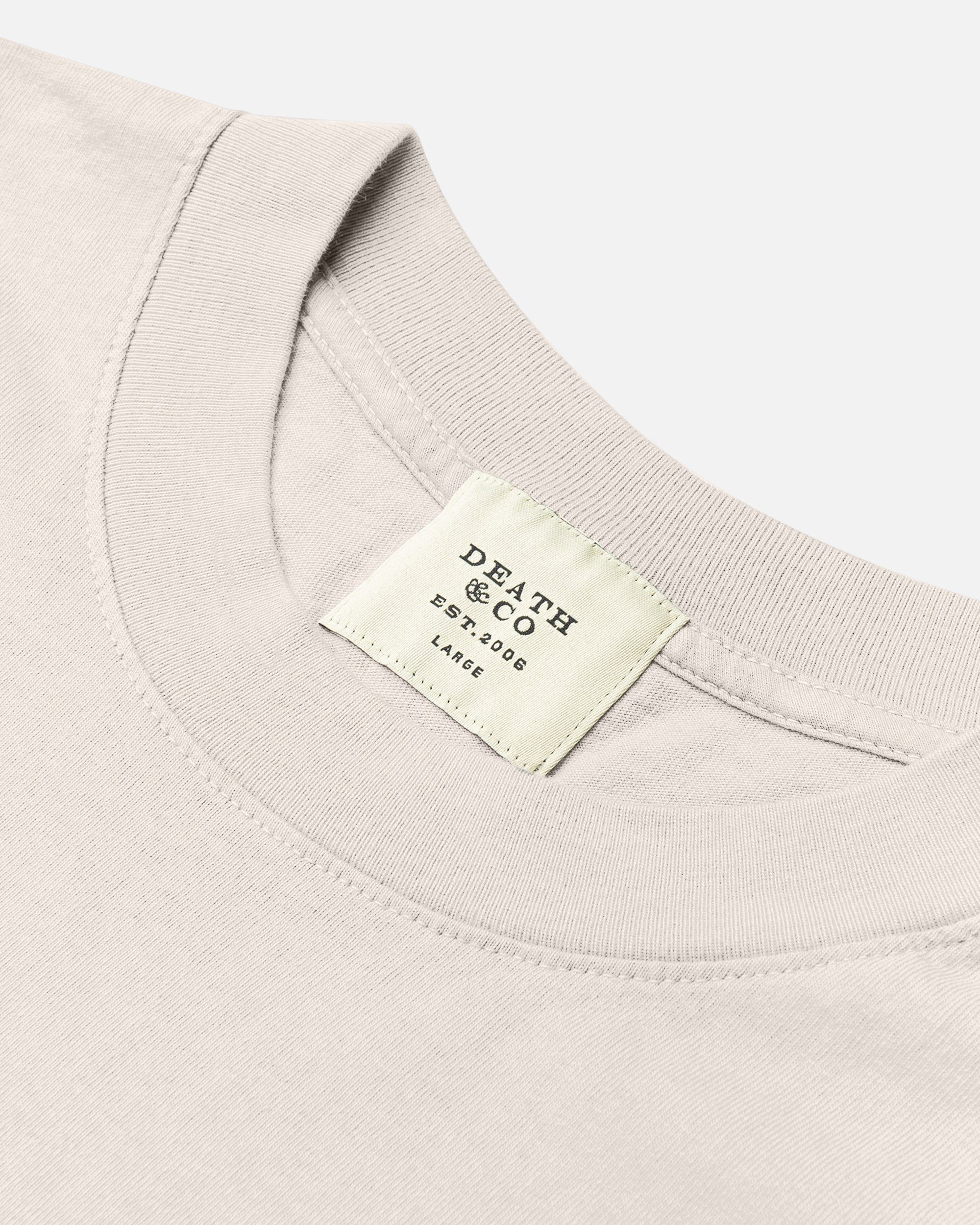 Garment-Dyed Crewneck Tee (Crème) - Image 3