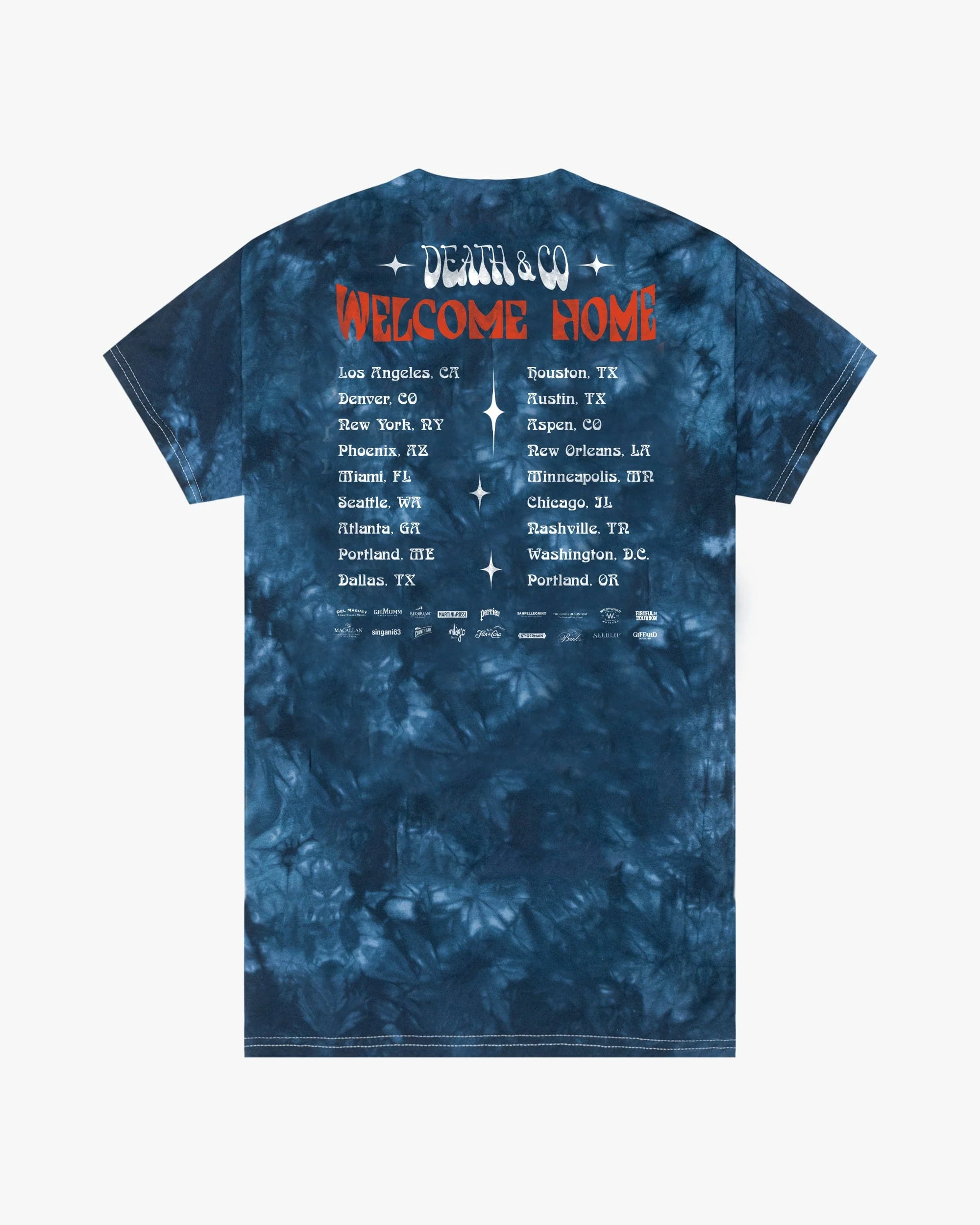 Limited Edition Welcome Home Tie Dye Tour Tee - Image 3