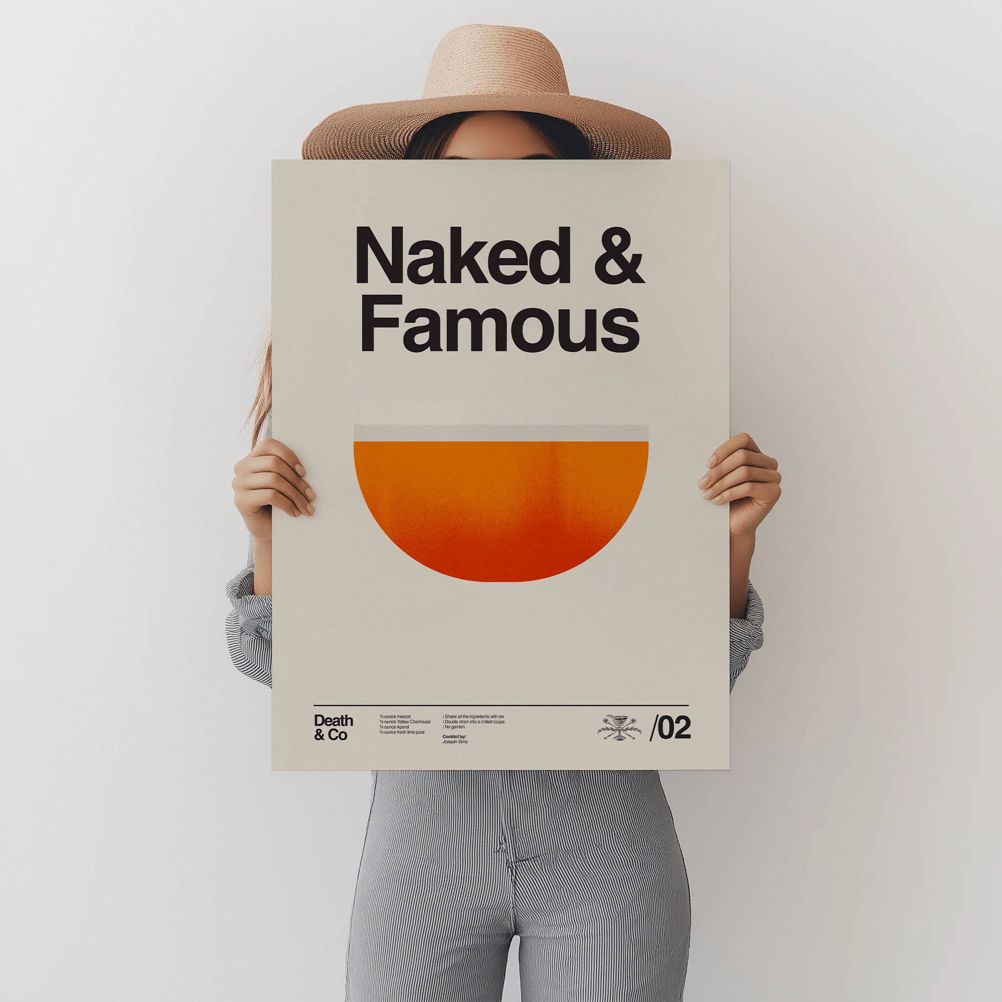 Death & Co x Sandgrain Studio Naked & Famous Poster - Image 3