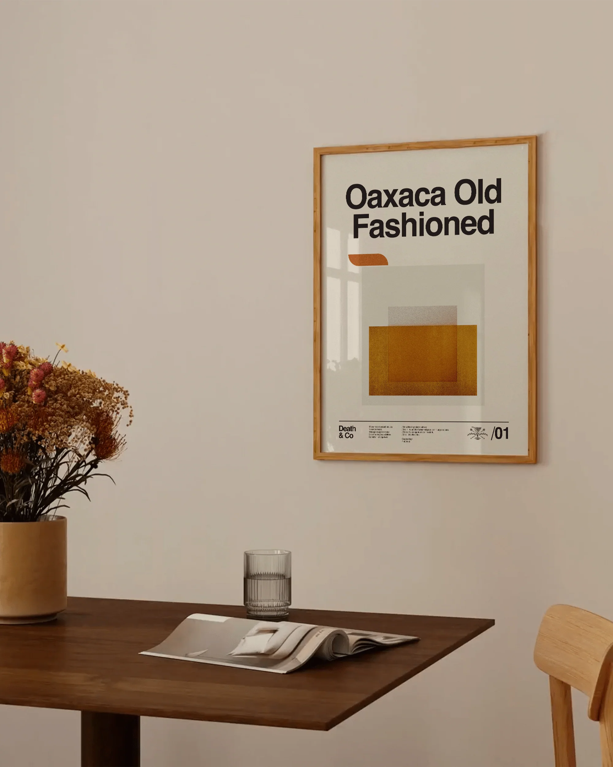Death & Co x Sandgrain Studio Oaxaca Old-Fashioned Poster - Image 4