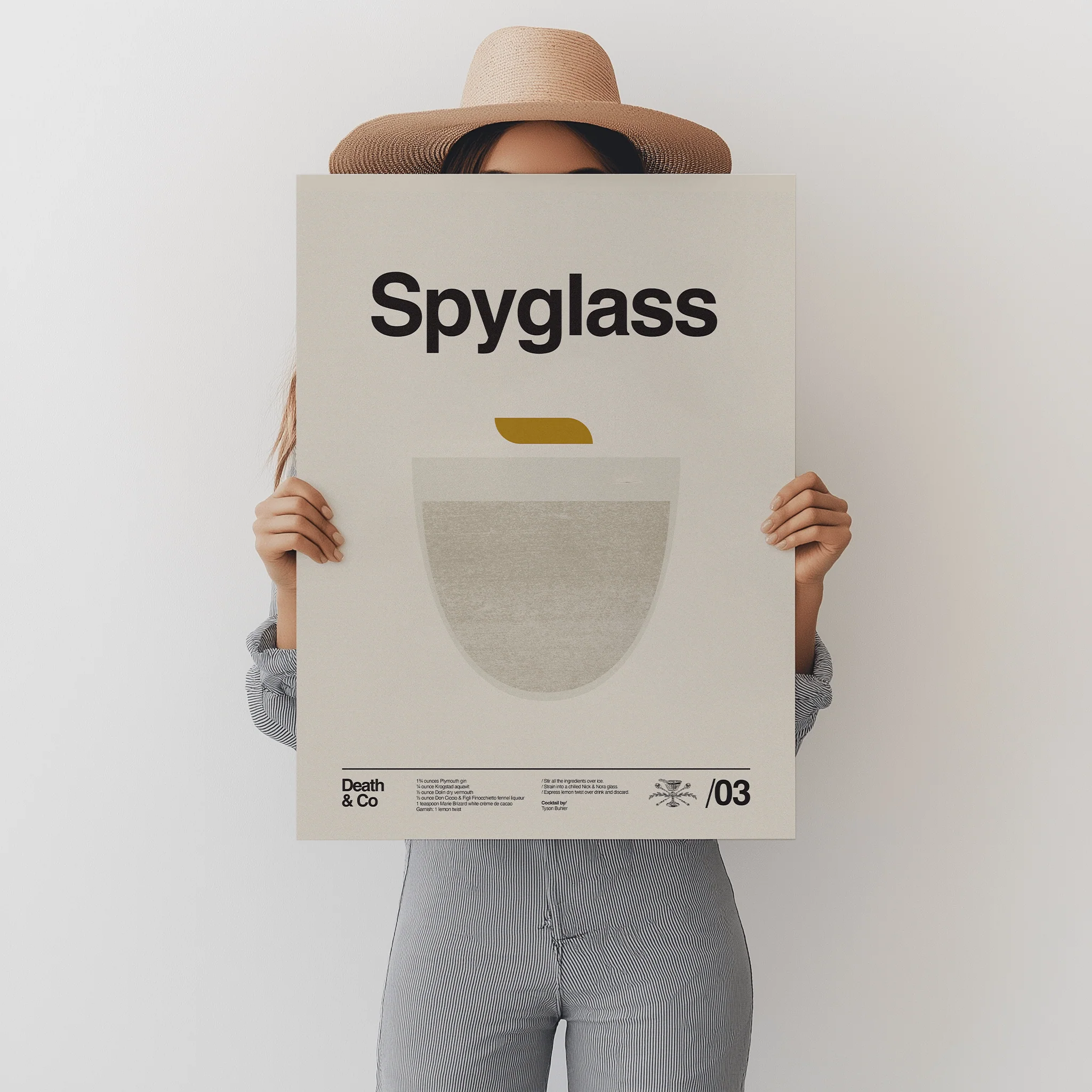 Death & Co x Sandgrain Studio Spyglass Poster - Image 3